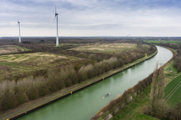 Training auf dem Kanal